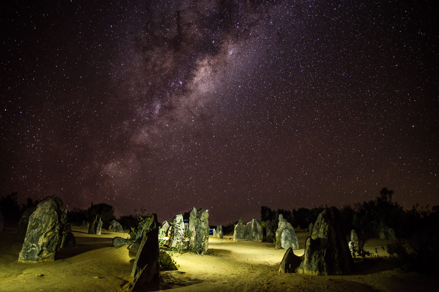 Milky Way over The Pinnacles, Western Australia